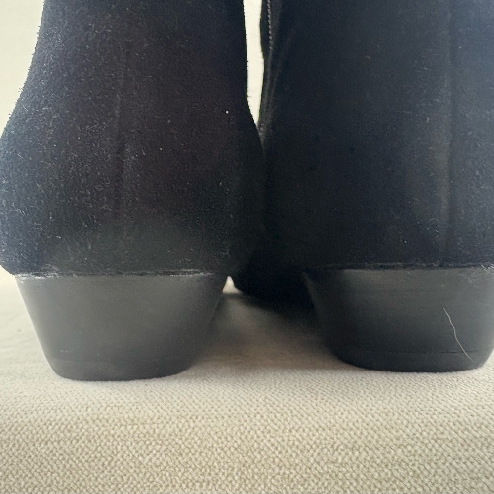 ARRAY Dixie Black suede Slouch Mid-Calf Heel Boot… - image 7